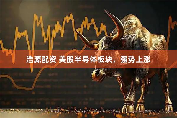 浩源配资 美股半导体板块，强势上涨